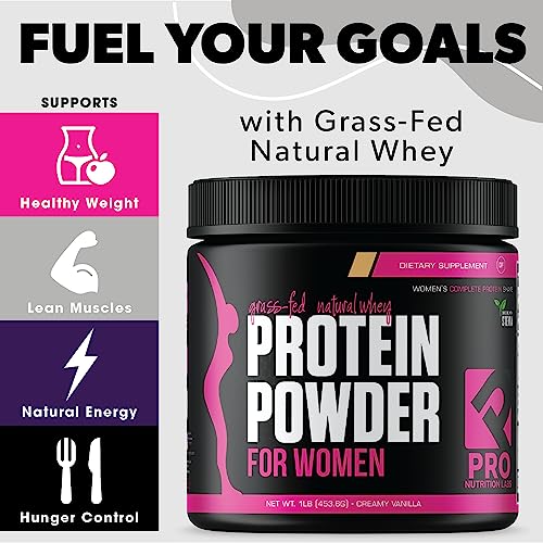 PRO NUTRITION LABS Whey Protein Vanilla Powder for Women - Supports Lean Muscle PRO NUTRITION LABS uk supplements