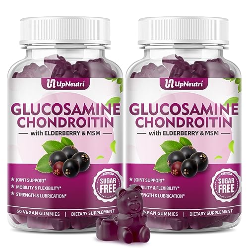 UPNEUTRI Glucosamine Chondroitin Gummies Sugar Free, Extra Strength 1500mg UPNEUTRI uk supplements