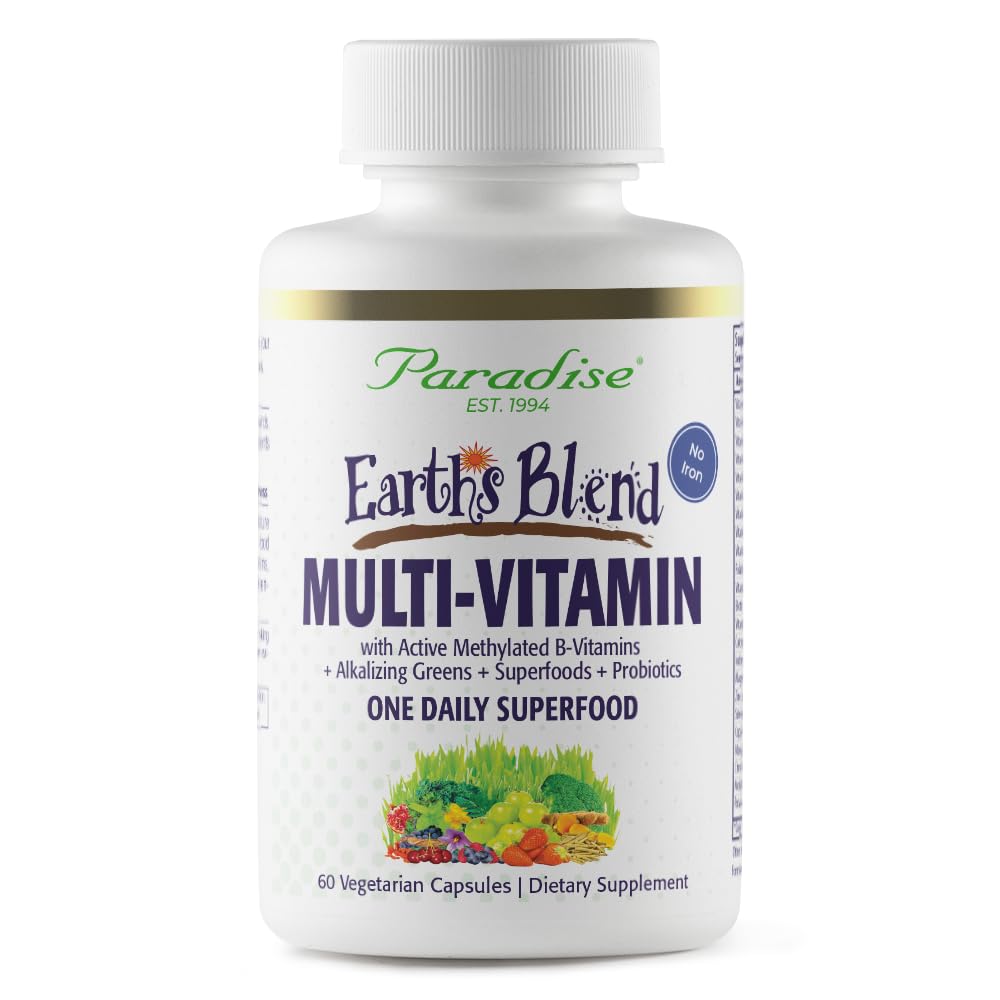 Paradise Herbs Earth's Blend Once Daily Multivitamin & B-Complex Bundle Paradise Herbs uk supplements