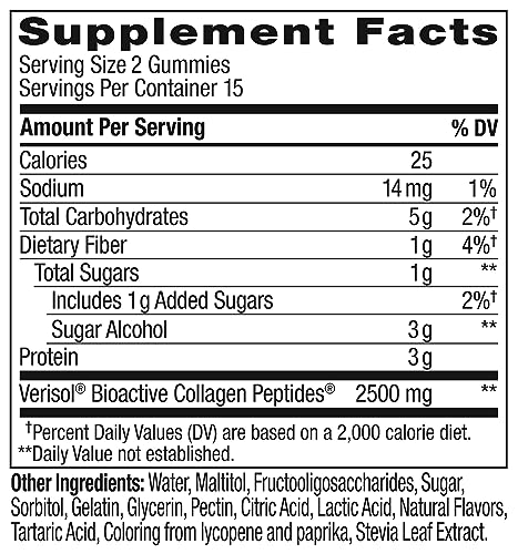 OLLY Collagen Gummy Rings, 2.5g of Clinically Tested Collagen, Boost Skin Elasticity & Reduce OLLY uk supplements