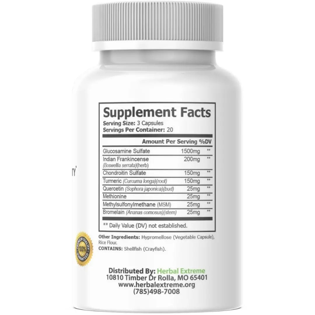 Herbal Extreme Aralgia Joint Support Supplement, 60 Capsules. Herbal Extreme uk supplements
