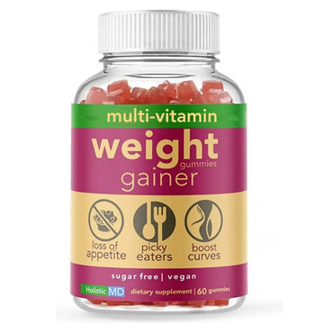 Holistic MD Gainer Gummies for Women Men Elderly and Kids | Clinically Studied Ingredients | 10 in 1 with L-Lysine Gentian Root Vitamin B | Holistic MD uk supplements