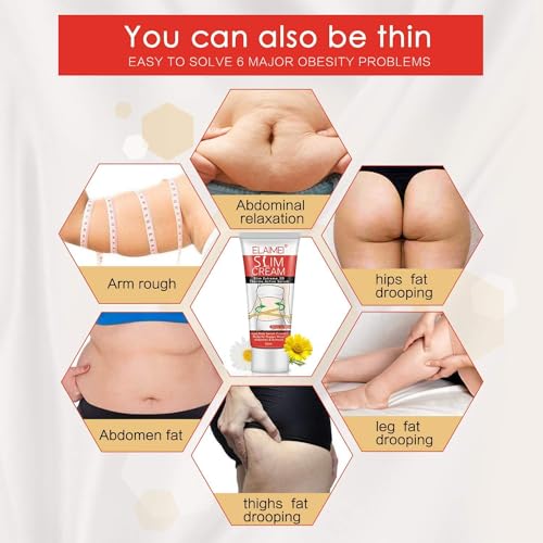 Hot Cream 2 Pack, Slimming Hot Cream for Belly Burns Fat, Slimming Cream Fat Burning SHIFAKOU uk supplements