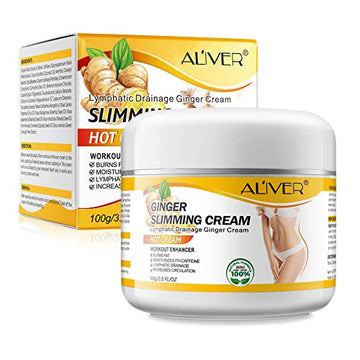 ALIVER Fat Burning Cream Lose Weight Fast for Women, Ginger Slimming Hot Cream That ALIVER uk supplements