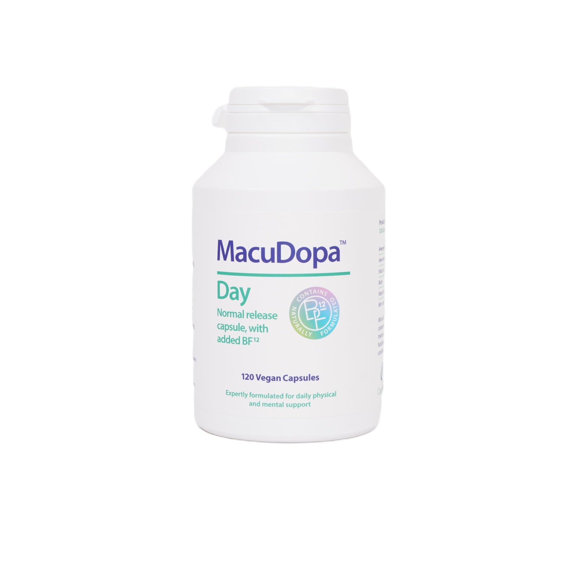 Macudopa Day Capsules 700mg Proprietary Blend, 63% HPLC standardised Levodopa. 120 Veggie Capsules MacuDopa uk supplements