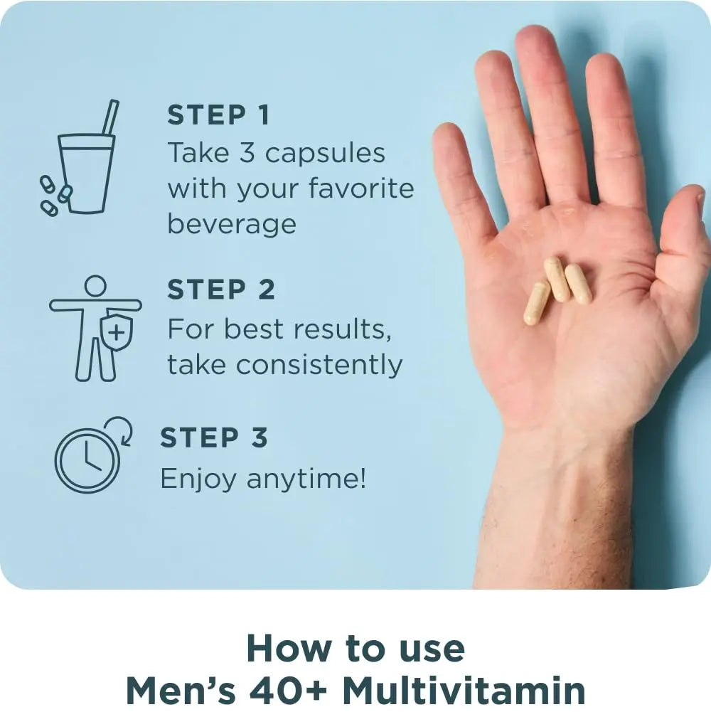Ancient Nutrition, Multivitamin Mens 40 Plus 3 Day, 90 Count Ancient Nutrition uk supplements