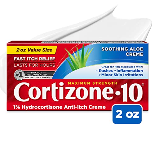 Cortizone 10 Maximum Strength Anti-Itch Cream with Soothing Aloe, 1% Hyd Cortizone 10 uk supplements