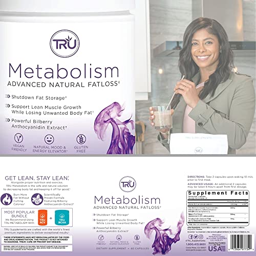 TRU Metabolism, Advanced Fat Loss, Fight Cravings, Boost Mood, No Jitters or Crash TRU Supplements uk supplements