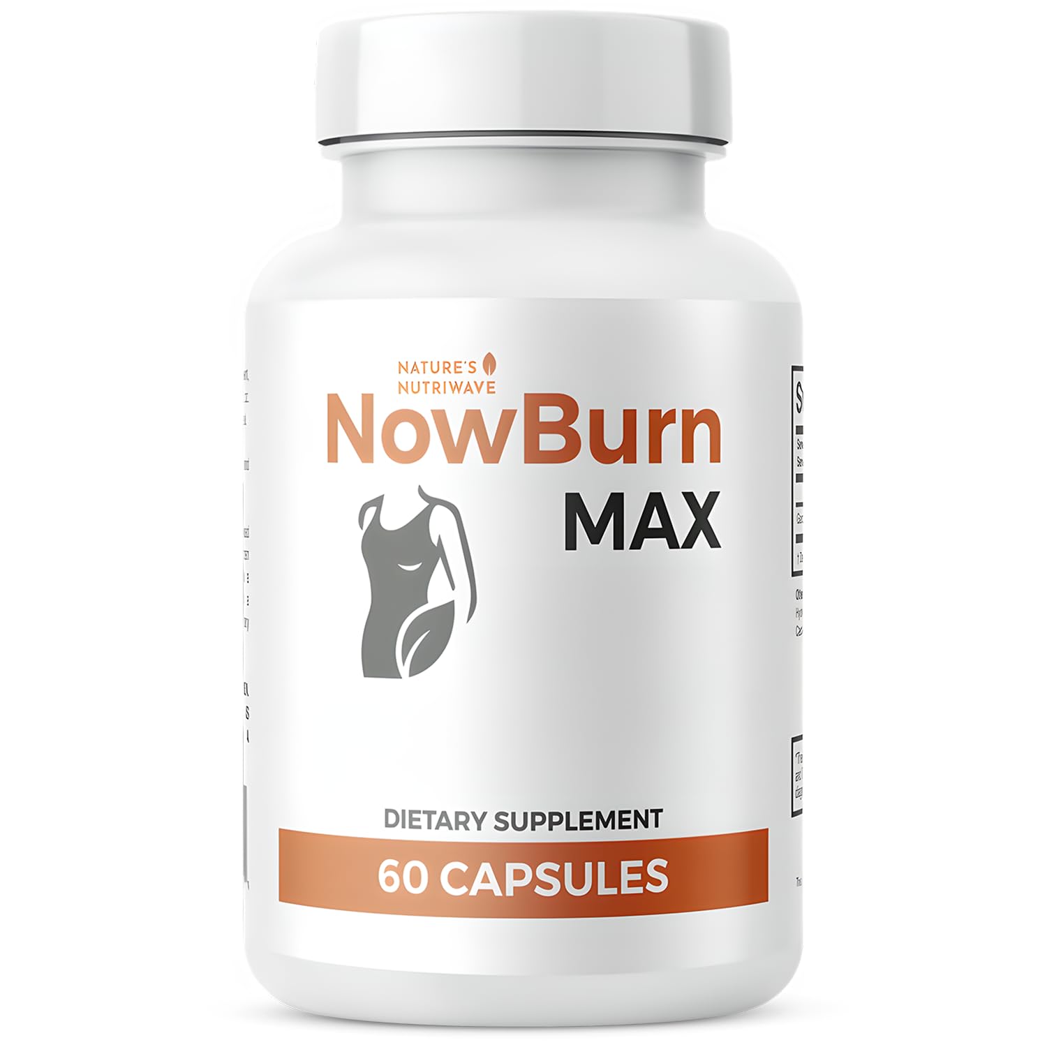 NowBurn Max – Natural Capsule Supplement with Garcinia Cambogia – Non-GMO, Easy to Take, Manufactured in USA in GMP-Certified Facility – 60 Capsules, 1 Month Supply Nature’s NutriWave uk supplements