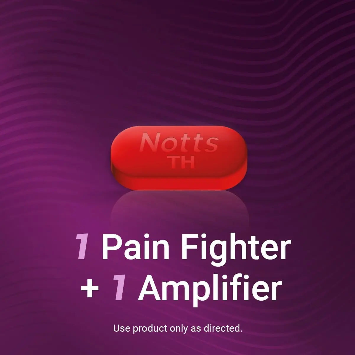 NOTTS Tension Headache Relief Without Aspirin for Head, Neck & Shoulder Pain - 100 Count, Acetaminophen 500 mg Caffeine 65 mg Caplets, for Aches Caused by Tension and Stress. Headache Relief caplets NOTTS uk supplements