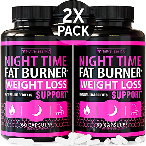 NuttraFaza INC (2 Pack) Night Time Weight Loss Pills for Women Belly Fat Burner NuttraFaza INC uk supplements
