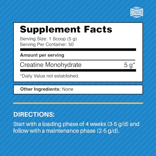 Donson Creatine Monohydrate for Women Booty Gain – 8.8oz Creatine Powder Donson uk supplements