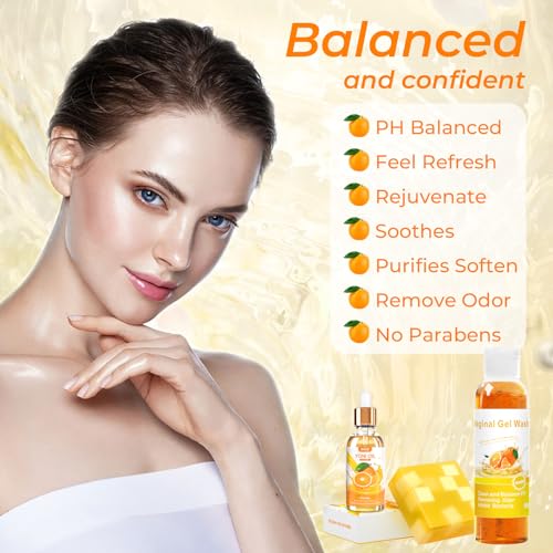 Yoni Soap & Yoni Oil & Feminine Wash Set for Women, Yoni Wash for Vaginal Ph Balance Remove BASSI uk supplements
