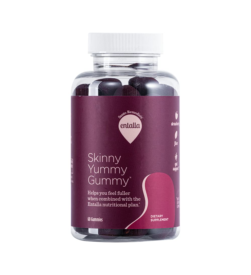 Santo Remedio, Entalla, Skinny Yummy Gummy, Nutritional Supplement, Gummy Fiber for Digestive Gut Support Santo Remedio uk supplements