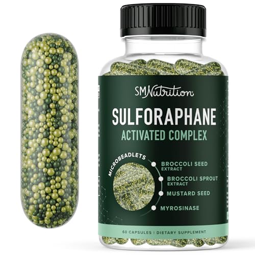 20MG Sulforaphane | From Broccoli Sprouts & Seed Extract | 565MG Microbeadlet SMNutrition uk supplements