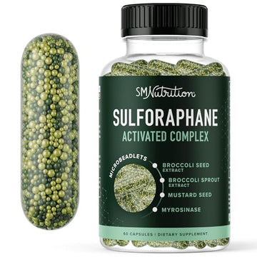 20MG Sulforaphane | From Broccoli Sprouts & Seed Extract | 565MG Microbeadlet SMNutrition uk supplements