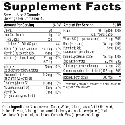 OLLY Women's Multivitamin Gummy, Overall Health and Immune Support OLLY uk supplements