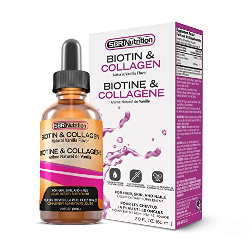 SBR Nutrition Biotin and Collagen Liquid Drops Daily Food Supplement, Vitamins SBR Nutrition uk supplements