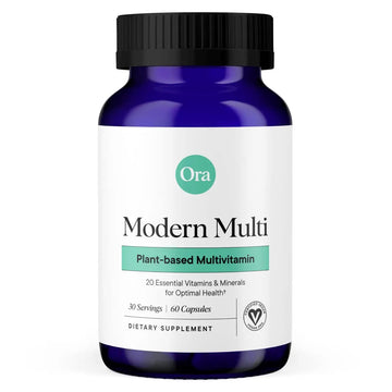 Ora Organic Plant Based Multivitamin for Women and Men, Bluelight Protection - Brain, Eye, Energy, Immune, Skin, Hair, Heart Ora Organic uk supplements