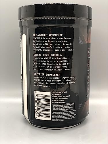 BEYOND RAW Concept X | Clinically Dosed Pre-Workout Powder | Contains Caffeine BEYOND RAW uk supplements