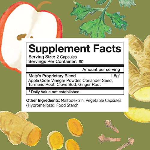 Matys Acid & Indigestion Relief Capsules, Safe Antacid Alternative for Occasional Acid Matys uk supplements