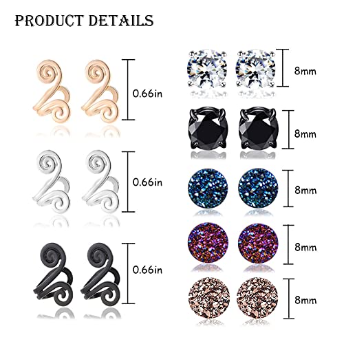Ronglry Acupressure Slimming Earrings Therapy Weight Loss Earrings for Women Men Ronglry uk supplements