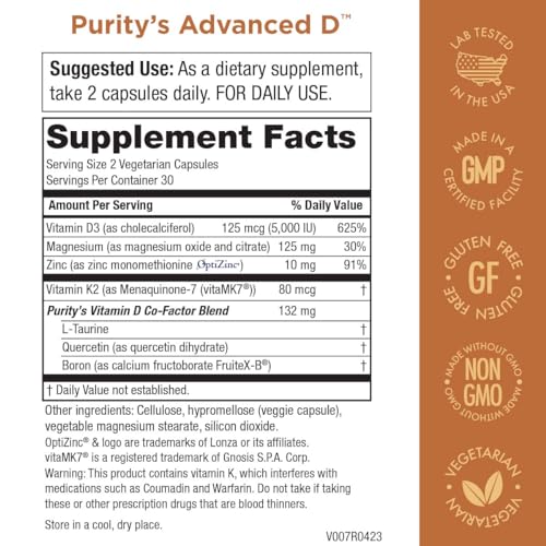 Dr. Cannell's Advanced D - Vitamin D Super Formula - Purity Products (3 Pack) - Packed Purity Products uk supplements