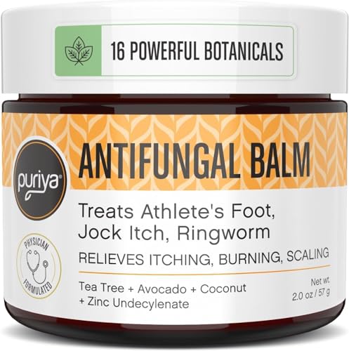Puriya Tea Tree Oil Antifungal Cream, Plant-Powered Athletes Foot Cream Treatment Puriya uk supplements