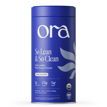 Ora Organic Plant-Based Protein Powder - 23g Protein for Women and Men - Vanilla Flavor 20 Servings, Vegan, Clean Protein Ora Organic uk supplements