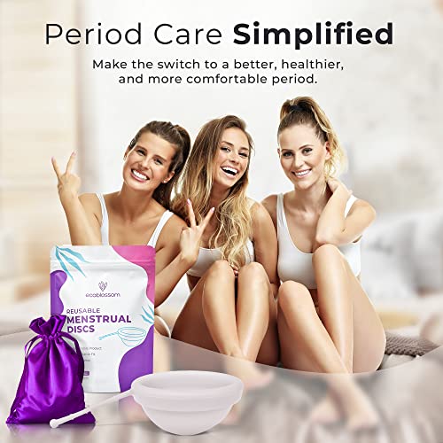 EcoBlossom Reusable Menstrual Disc with Removal String - The Most Reliable Medical Grade Silicone EcoBlossom uk supplements