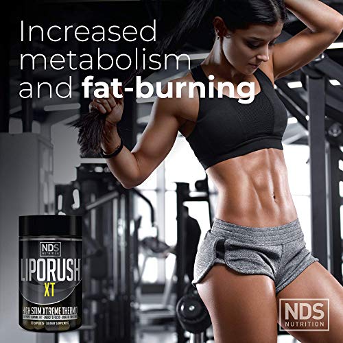 LIPORUSH NDS Nutrition XT - Concentrated Thermogenic with L-Carnitine & Teacrine LIPORUSH uk supplements