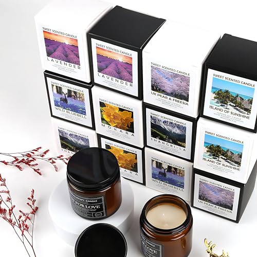 Candles for Home Scented Candle Gifts for Men Candles Clearance Amber Candle Jar Soy Wax Candles Caelusi uk supplements