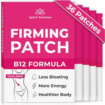Firming B12 Patches (Pack of 36) - 100% Natural Vitamin Patches for Women, Energy & Body Support Spirit Patches uk supplements