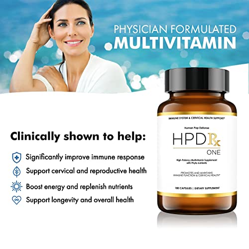 HPD Rx ONE Immunity Boost Multivitamin HPV Supplements for Women and Men, Pack of 6 HPD Rx uk supplements