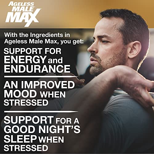 Ageless Male Max Chewable Nitric Oxide Booster Supplement for Men – High Potency New Vitality uk supplements