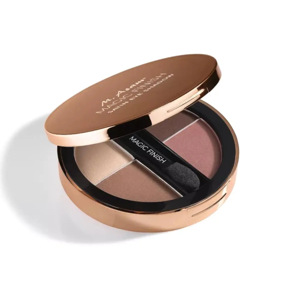 M. Asam MAGIC FINISH Eyeshadow Palette Satin Eyeshadow No. 1-4-in-1 make-up with hyaluronic acid, ultra-fine pigments, satin finish & intense color, case with mirror & applicator, 4 x 0.08 Oz M. Asam uk supplements