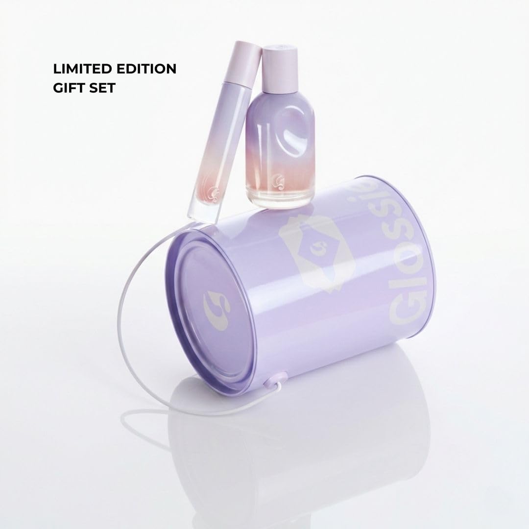Glossier You Fleur Duo Perfume Gift Set: Fresh Floral Eau de Parfum with Ylang-Ylang, Apricot Skin & Ambrox Notes Glossier uk supplements