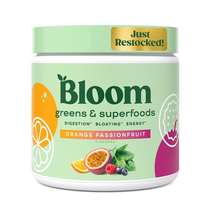 Bloom Nutrition Greens and Superfoods Powder for Digestive Health, Greens Powder Bloom Nutrition uk supplements