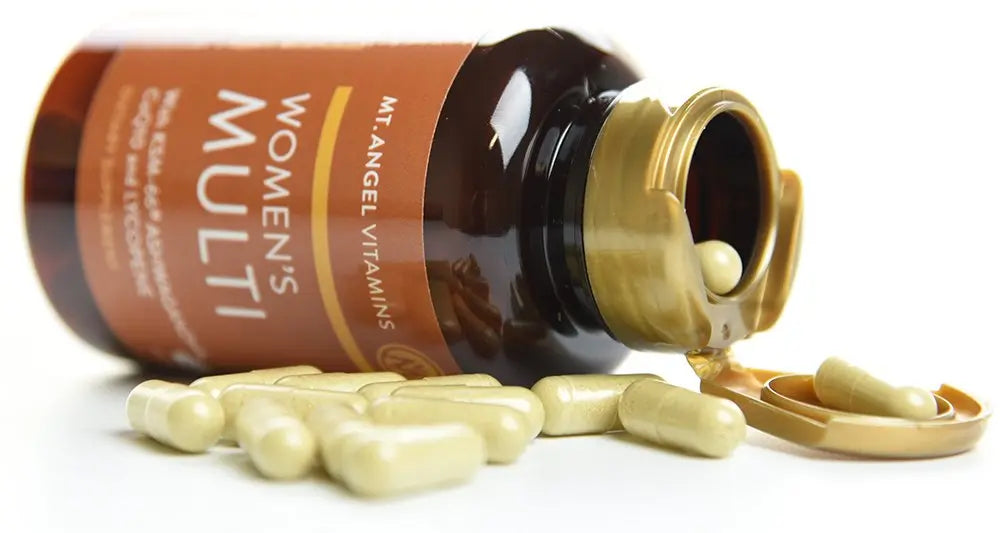 Mt. Angel Vitamins - Daily Womens Multivitamin - Adult Formula with Iron, Calcium, KSM-66 Ashwaganda, and a Potent Proprietary Herbal Blend Mt. Angel Vitamins uk supplements