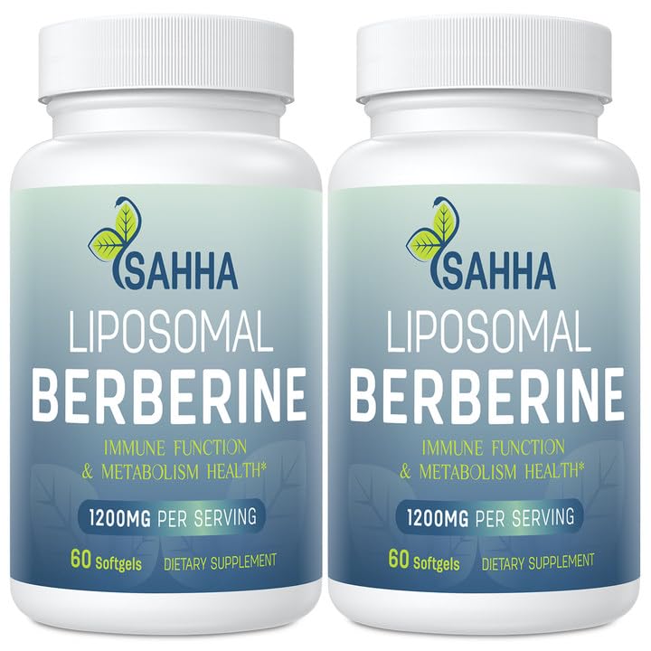 Sahha Advanced Liposomal Berberine 1200mg - Maximized Absorption for Optimal Results Sahha uk supplements