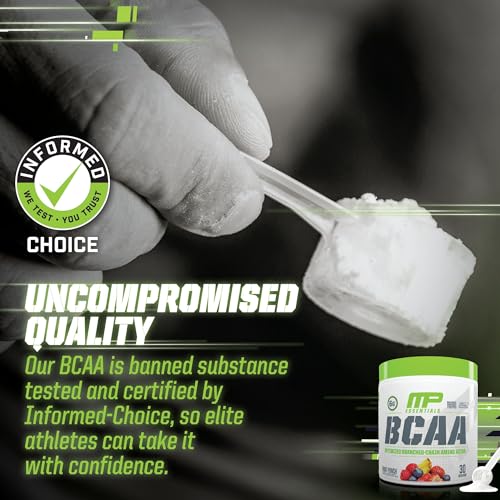 MusclePharm Essentials BCAA, Fruit Punch - 30 Servings Muscle Pharm uk supplements