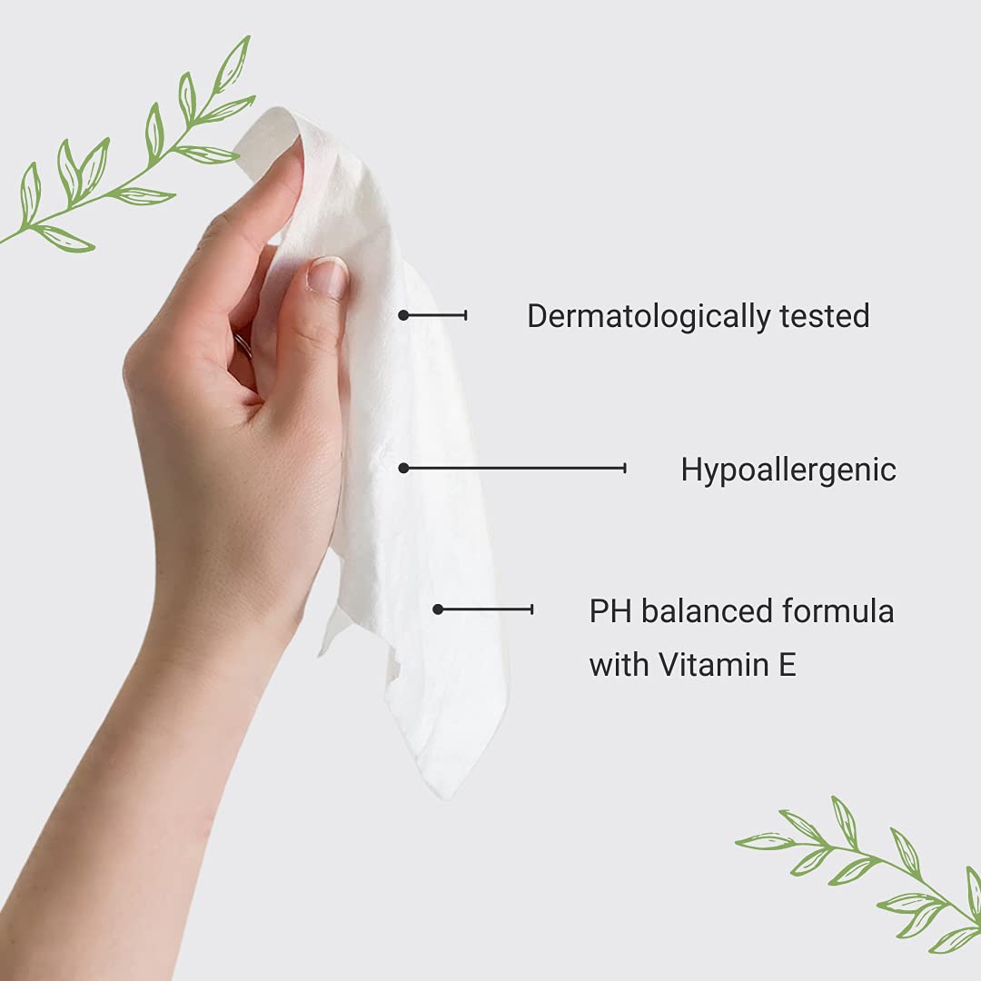 Veeda 100% Natural Cotton PH Balanced Hypoallergenic Feminine Wet Wipes, Safe Cleansing Cloths Veeda uk supplements