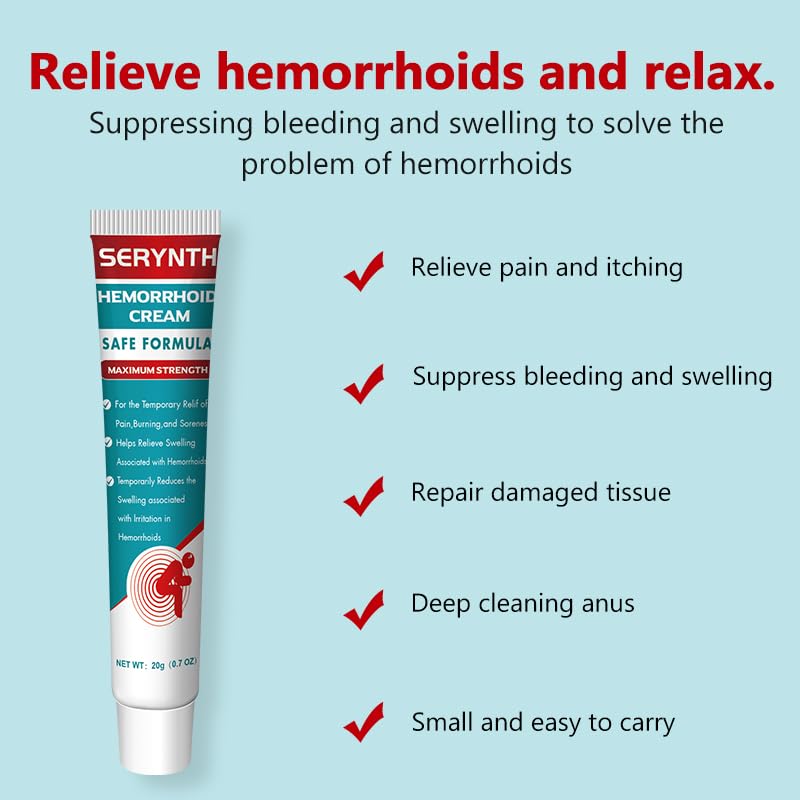 Hemorrhoid Cream for Men and Women, with Lidocaine and Phenylephrine HCl, Provides Fast Relief from hemorrhoid discomfort. Naturally formulated for Hemorrhoids and fissures (0.7 oz) Anisx uk supplements