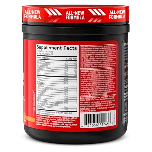 Six Star Pre-Workout Explosion Ripped 2.0 Peach Mango - Endurance Powder with Caffeine Six Star uk supplements