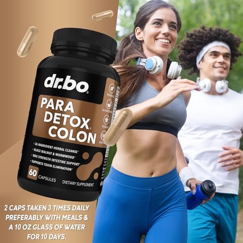 Colon Cleanse Pills Body Detox - Intestinal Guard Cleanser for Stomach - Natural Weight DR. BO uk supplements