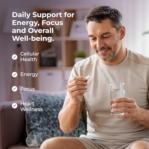 Neurogan NMN + Resveratrol Capsules – Cellular Health & Energy Support – 1200mg Nicotinamide Mononucleotide and Trans-Resveratrol per Serving, 90 Count Neurogan uk supplements