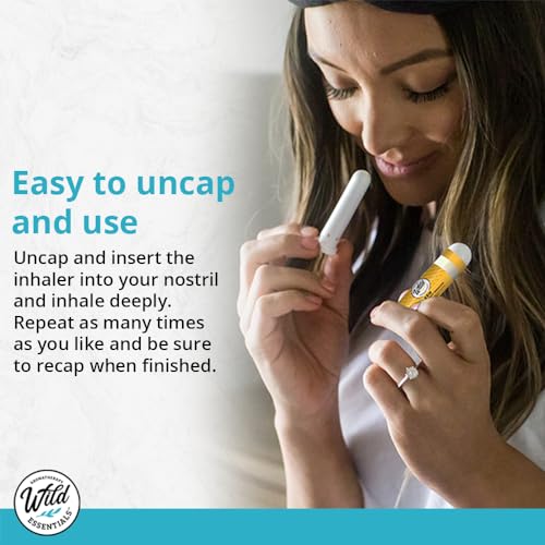 Wild Essentials 3 Pack of Quit Smoking Aromatherapy Nasal Inhalers Made mEssentials uk supplements