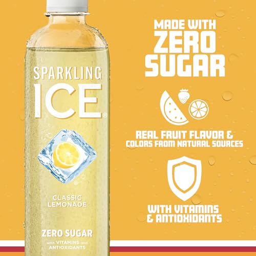 Sparkling Ice, Classic Lemonade Sparkling Water, Zero Sugar Flavored Water Sparkling ICE uk supplements