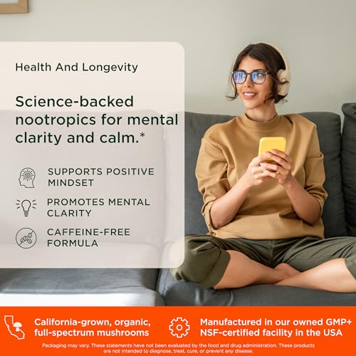 The Genius Brand Rise + Shine Nootropic – Cordyceps & Rhodiola Rosea – Caffeine-Free Energy & Mood Support – Focus, Clarity & Emotional Balance – 30 Servings The Genius Brand uk supplements